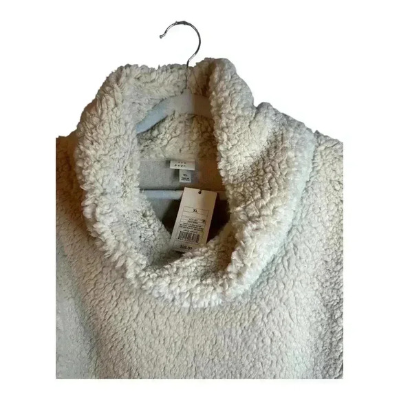 A New Day Cream Turtleneck Sherpa, XL - Picture 4 of 6
